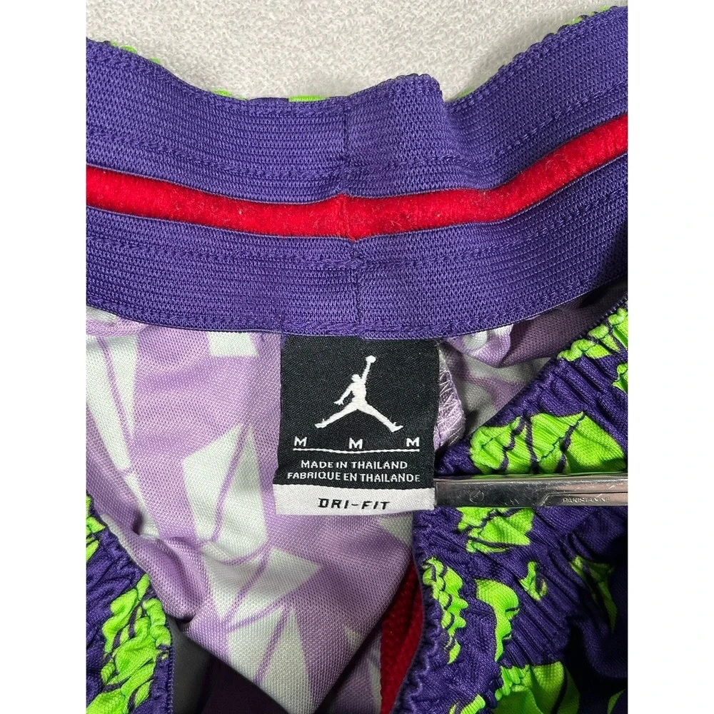 Vintage Air Jordan Basketball Shorts Mens‎ M Beetlejuice AOP  Print Dri-Fit